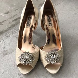 Badgley Mischka Pearson D’Orsay Bridal Heel